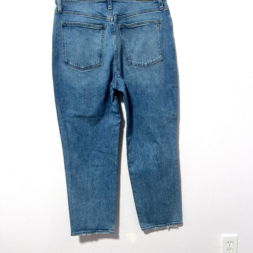 MADEWELL the perfect vintage straight vintage Blue Distressed‎ Jeans 31 - Picture 11 of 12